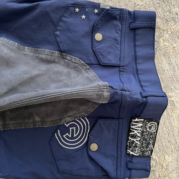 Anky Equestrian Full-Seat Dressage Riding Breeches 24 Long Navy - Picture 7 of 7